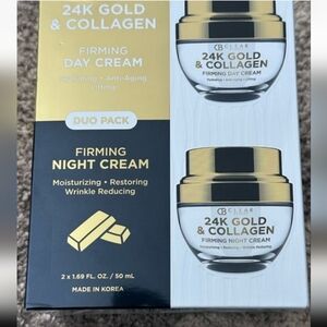 CB 24K Gold & Collagen Firming Cream You Get The Day and Night Cream. 💫